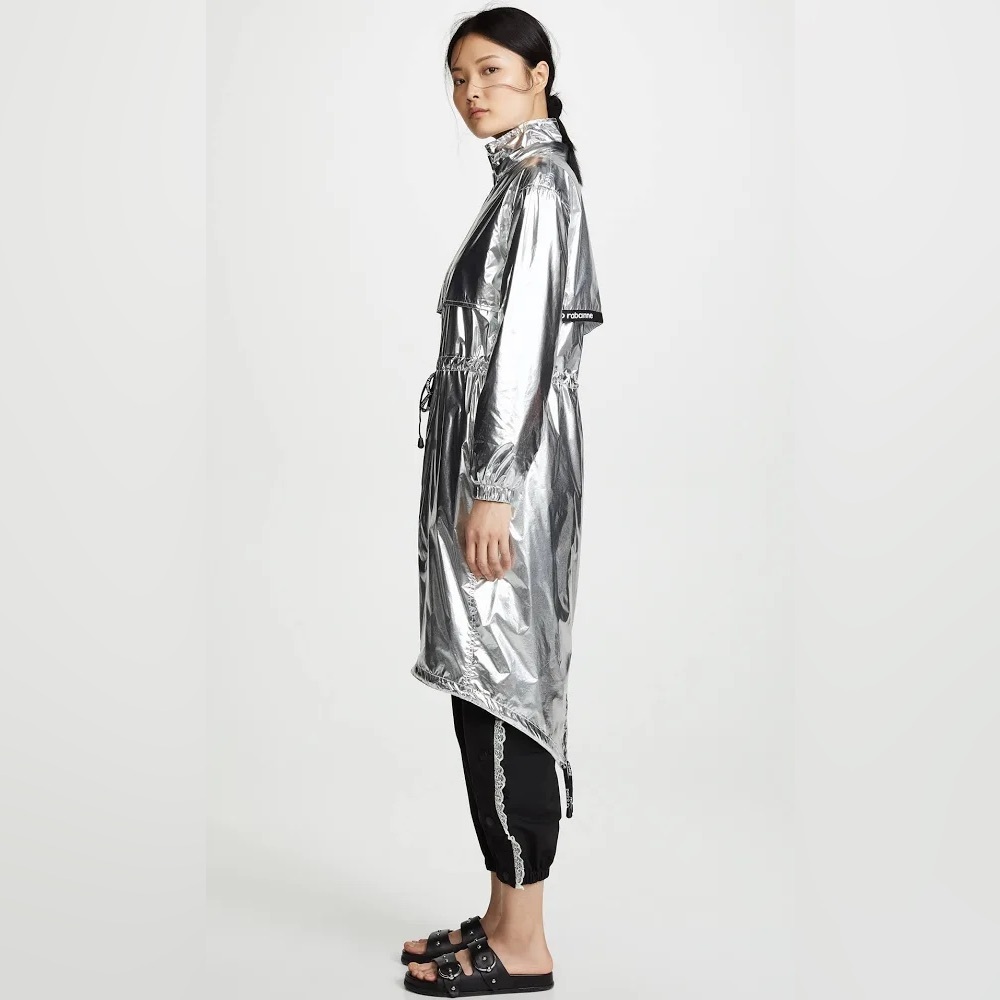 Paco Rabanne Drawsting Raincoat Jacket - Picture 3 of 10